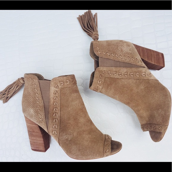 marc fisher peep toe booties